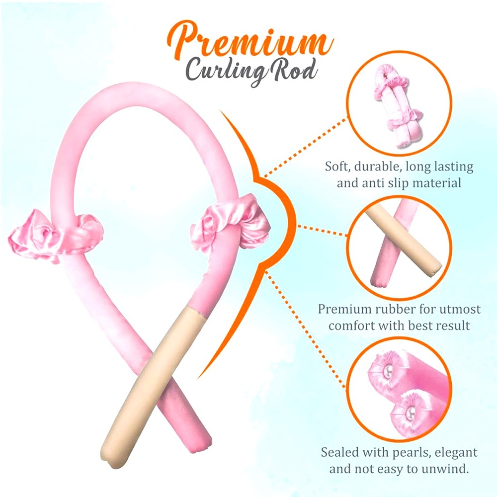 Rolicky heatless hair curler